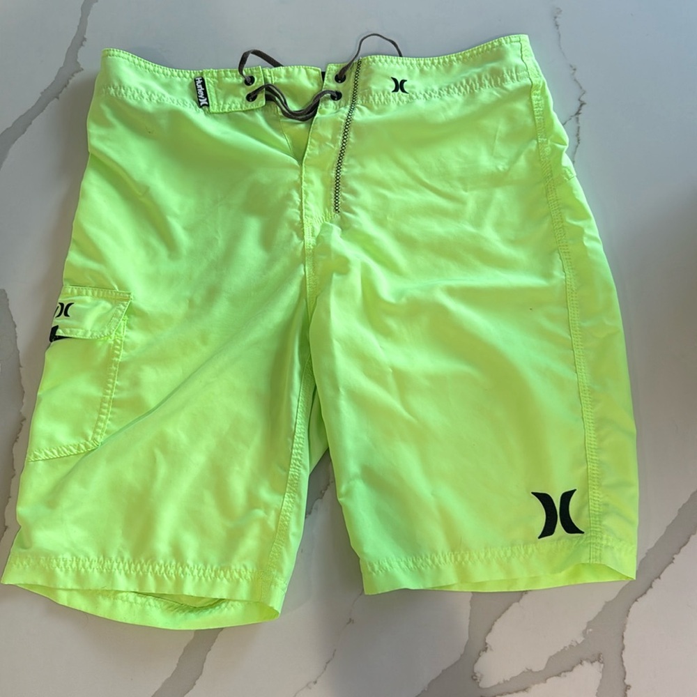 Neon Hurley Beach shorts